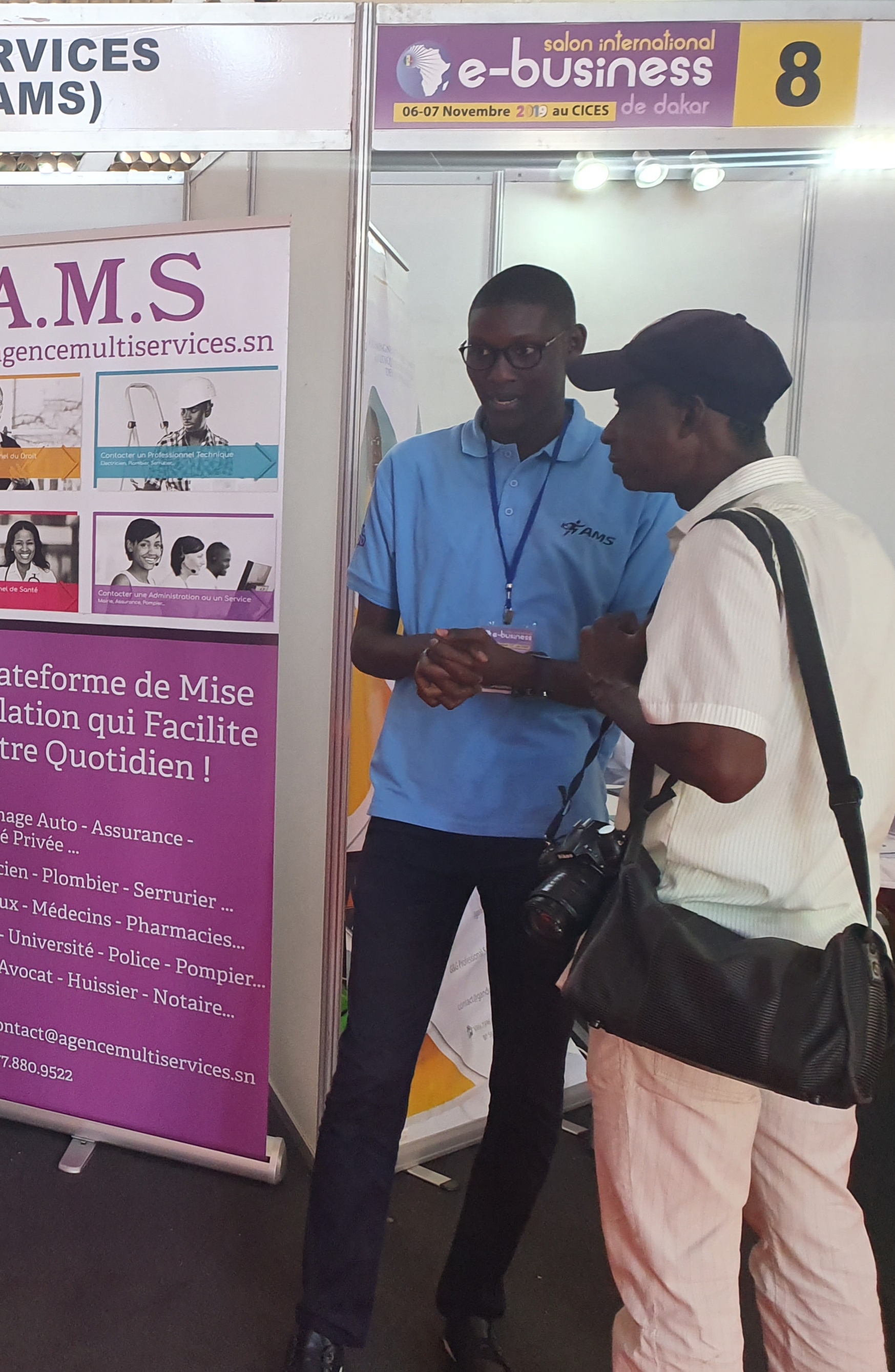 AMS au salon e-business de Dakar 6 & 7 novembre 2019